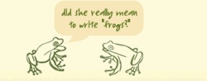 writing frogs