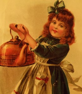 "Look. I'm carrying a kettle of scalding water."