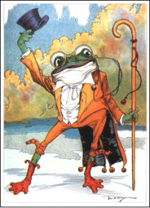 frog in top hat